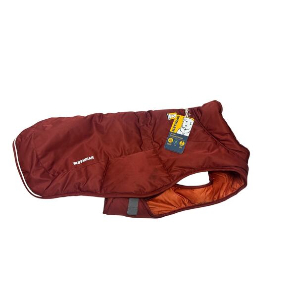 Ruffwear Quinzee Insulated Dog Jacket in Fired Brick Sz. S NWT--Has Flaw - Picture 3 of 10